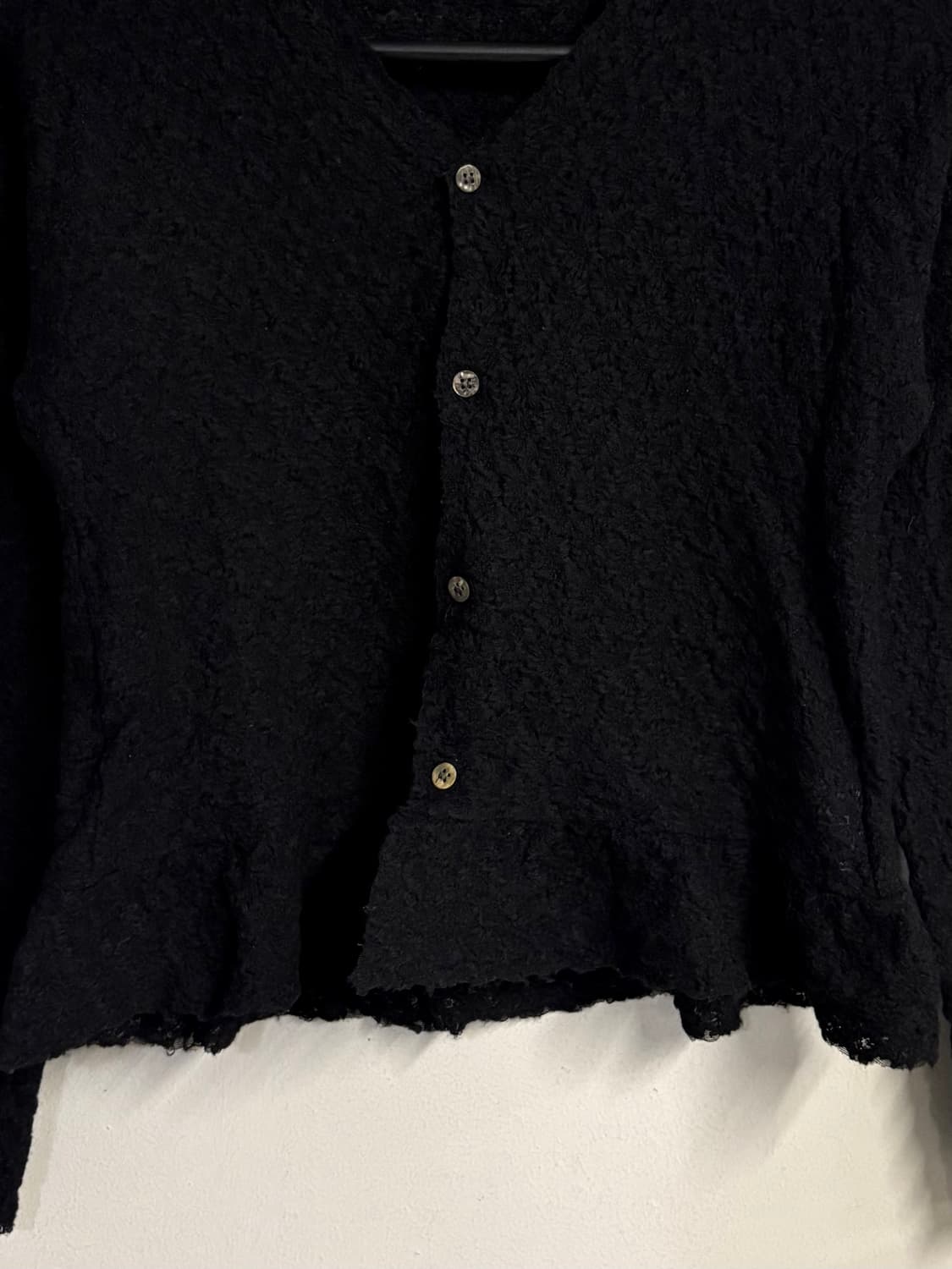 COMME des GARCONS TRICOT textured cardig 상품이미지4