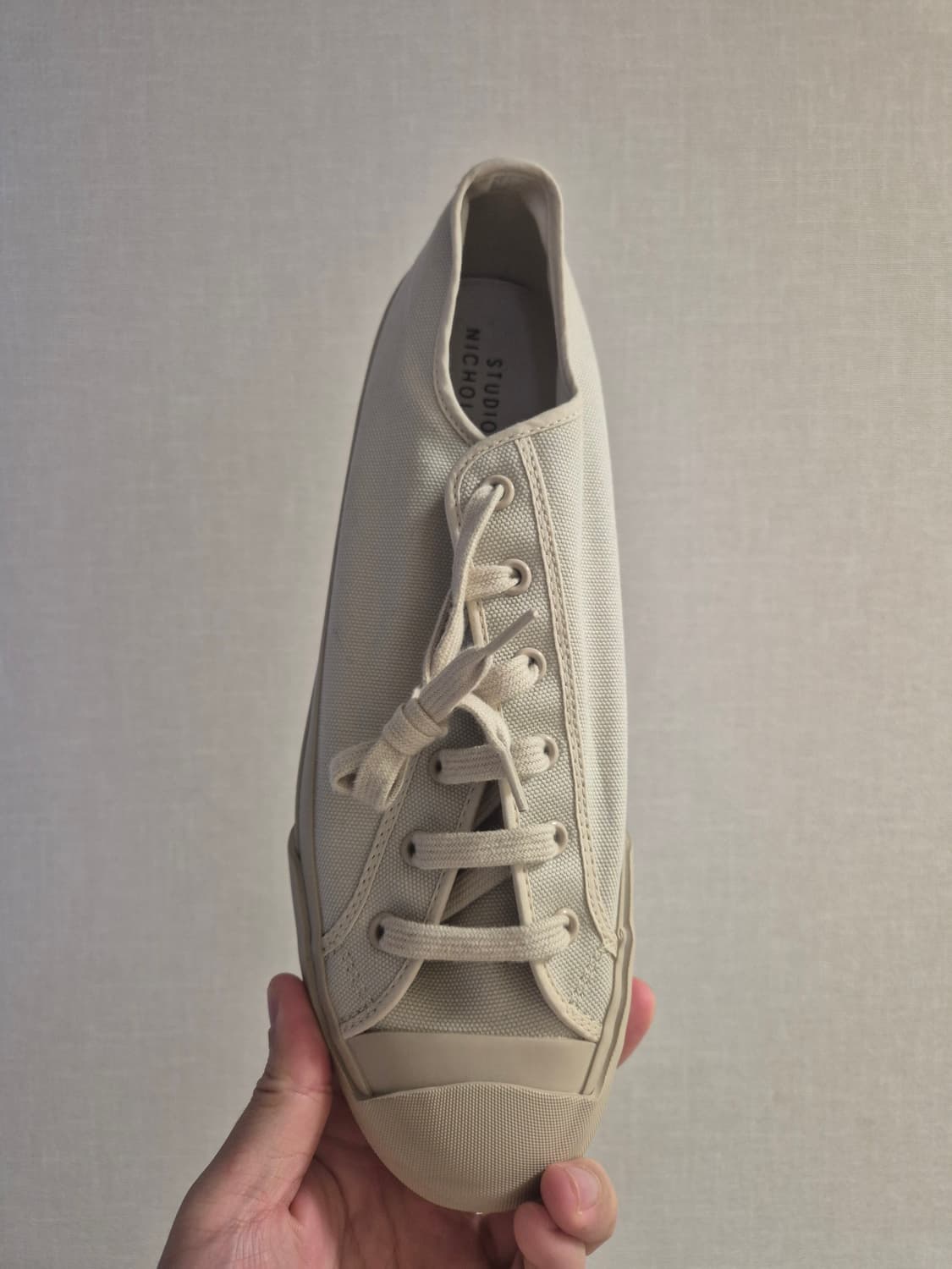 [새상품/260] 스튜디오 니콜슨 x 문스타 메리노 스니커즈 도브 상품이미지2