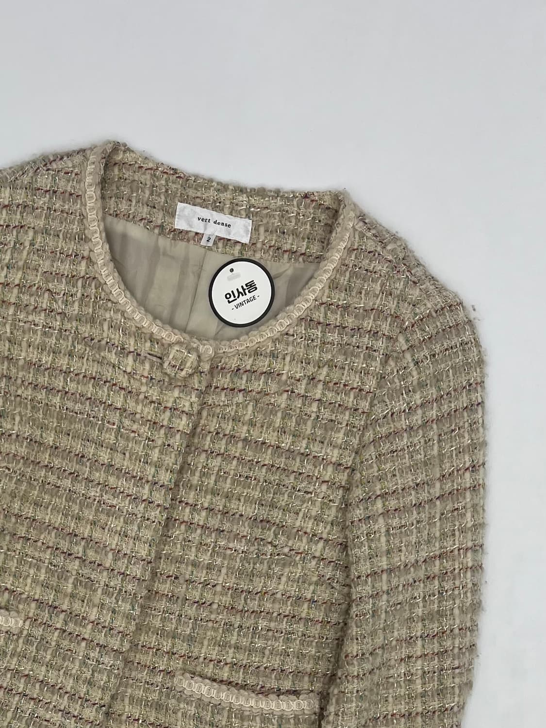 빈티지 트위드 자켓 상품이미지2