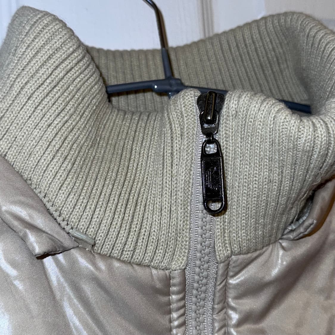 아디다스 빈티지 패딩 베이지 L (100)  상품이미지6