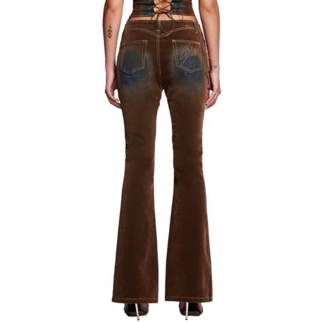 [새제품] 아이엠지아 로우라이즈 플래어 부츠컷 팬츠 상품이미지2