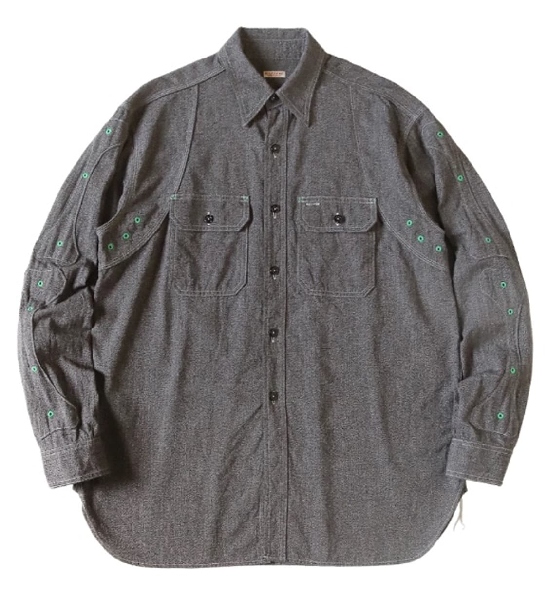 캐피탈 샴브레이 본패치 워크셔츠 4사이즈 상품이미지1