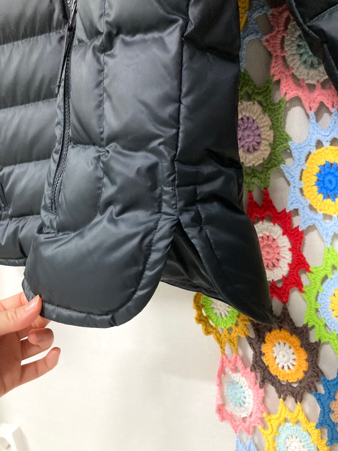 나이키 여성 써마핏 발수 경량 푸퍼 숏패딩 M _ 블랙 상품이미지6