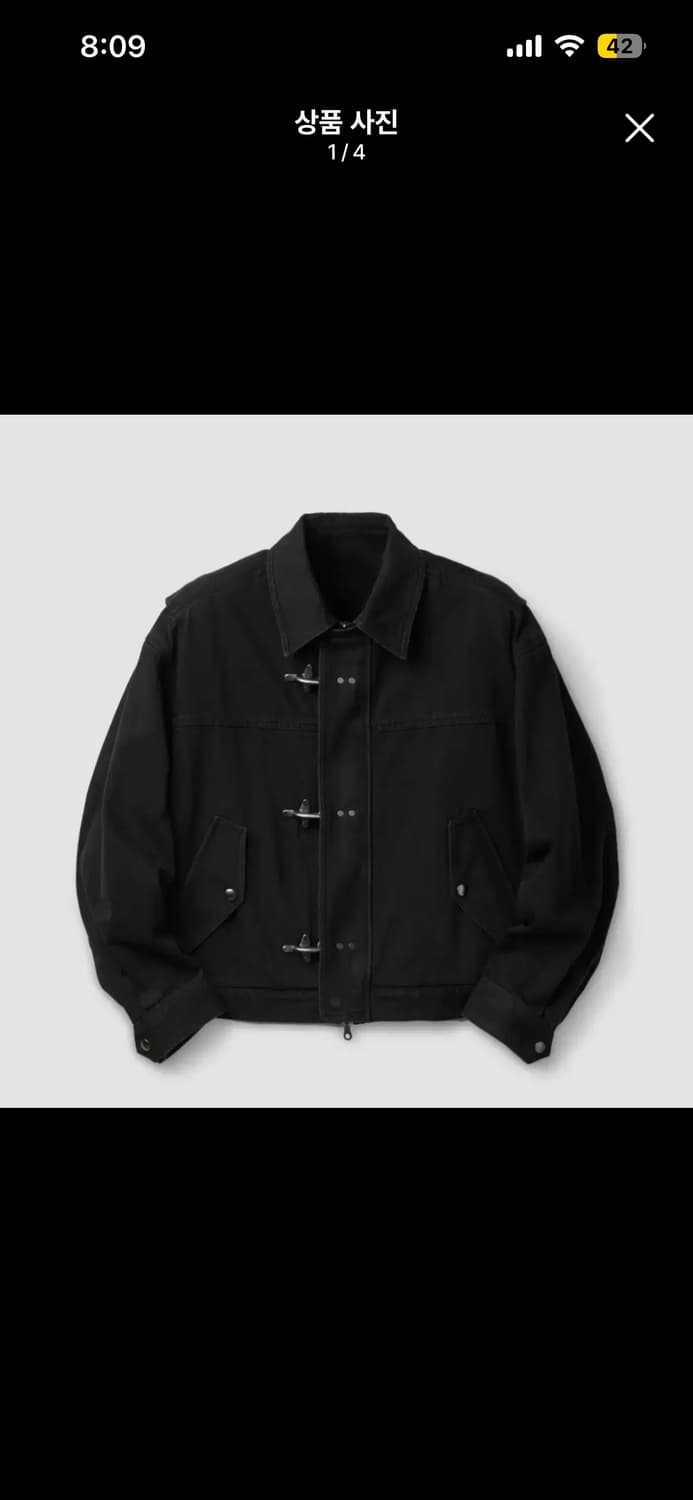 쿠어 파이어맨 크롭 보머 자켓 상품이미지1