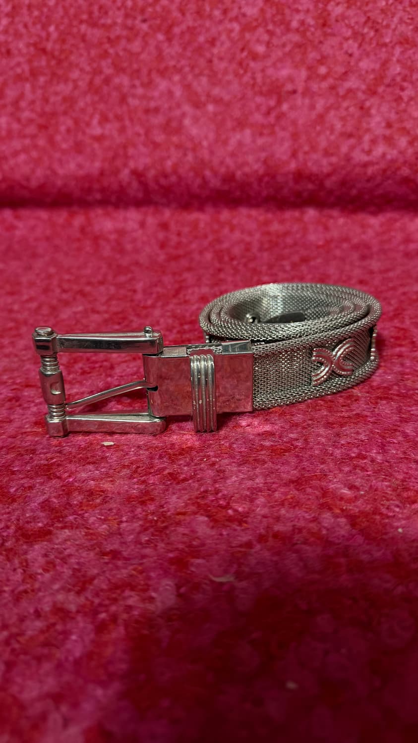빈티지 메탈 시스루 스테인레스 벨트 상품이미지1