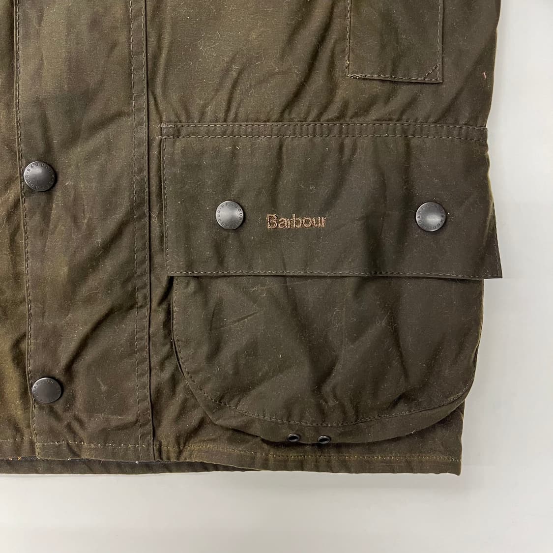 (새상품) 바버 클래식 비데일  올리브 왁스 자켓  상품이미지3