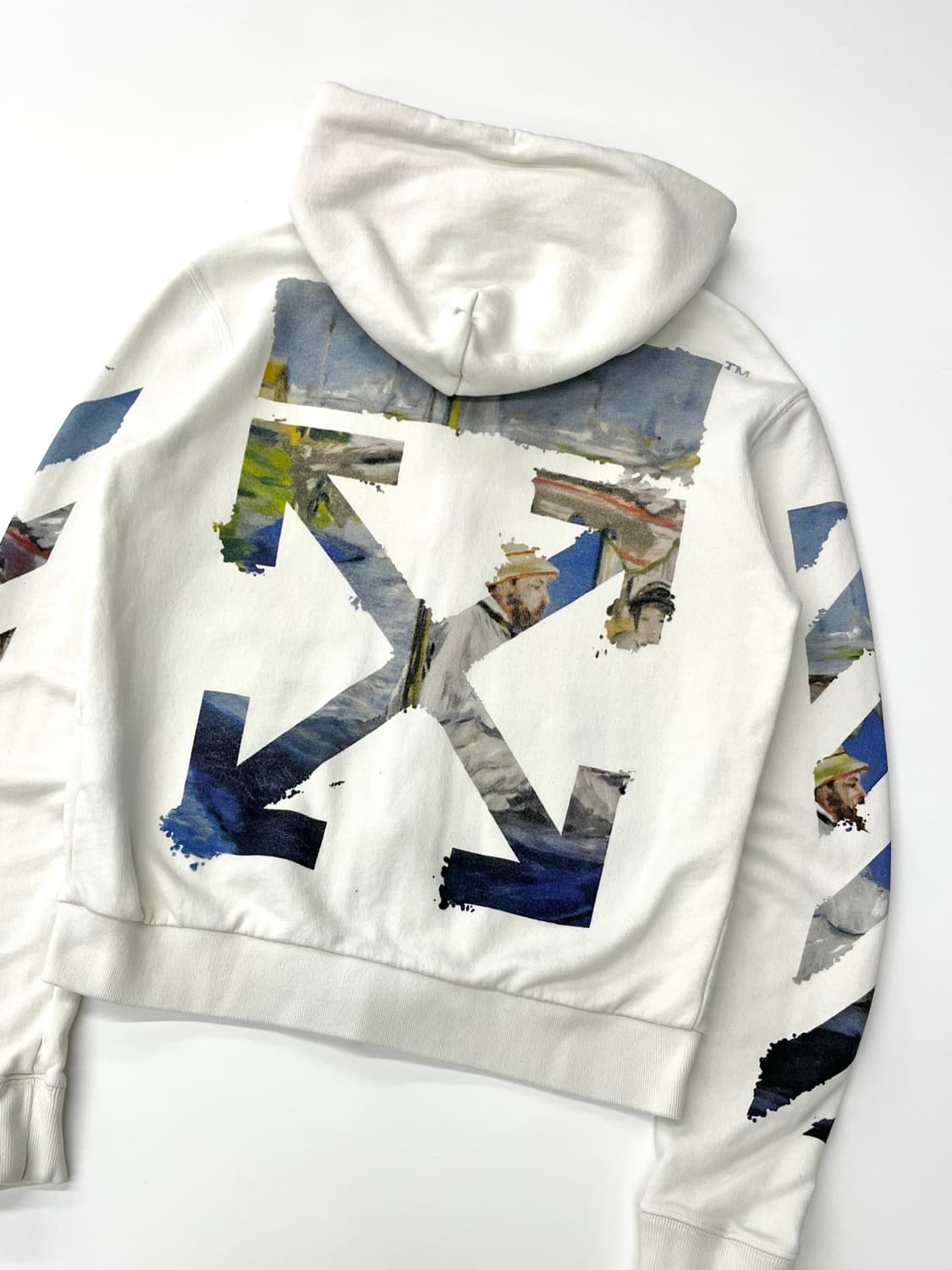 Off White 오프화이트 19SS 멀티컬러 백애로우 후드 집업 상품이미지4