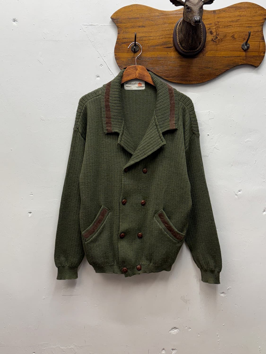 U.K Double-Breasted Wool Cardigan 상품이미지1