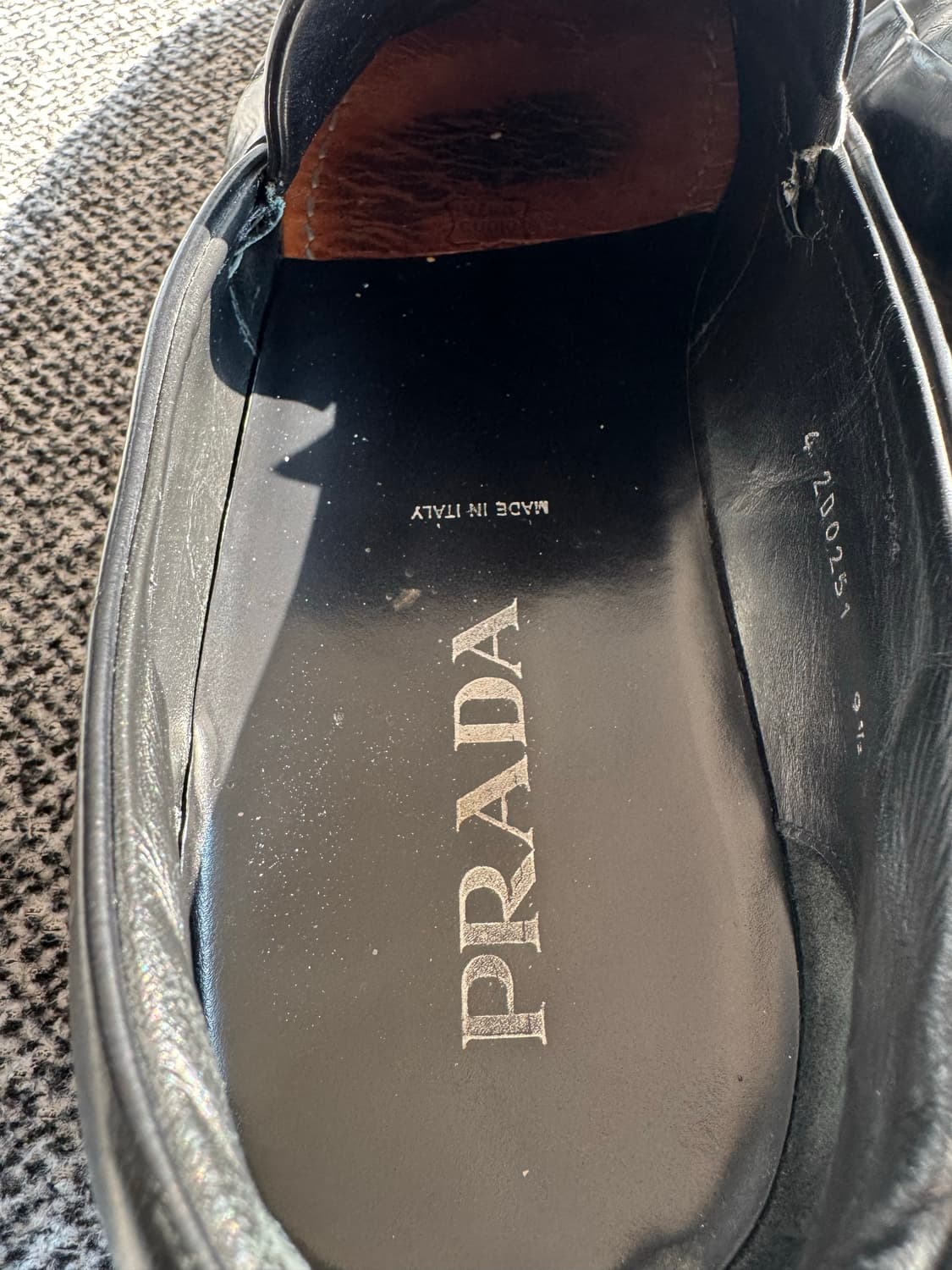 프라다 로퍼 9.5 상품이미지4