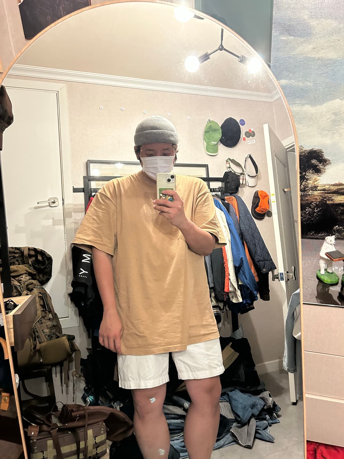 00s 랄프로렌 폴로 화이트컬러 치노 하프팬츠 36인치 상품이미지2