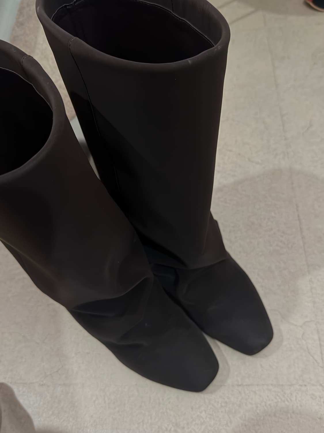 쓰리투에이티 링클 부츠 235 통넓힘 o 다크 브라운 상품이미지3