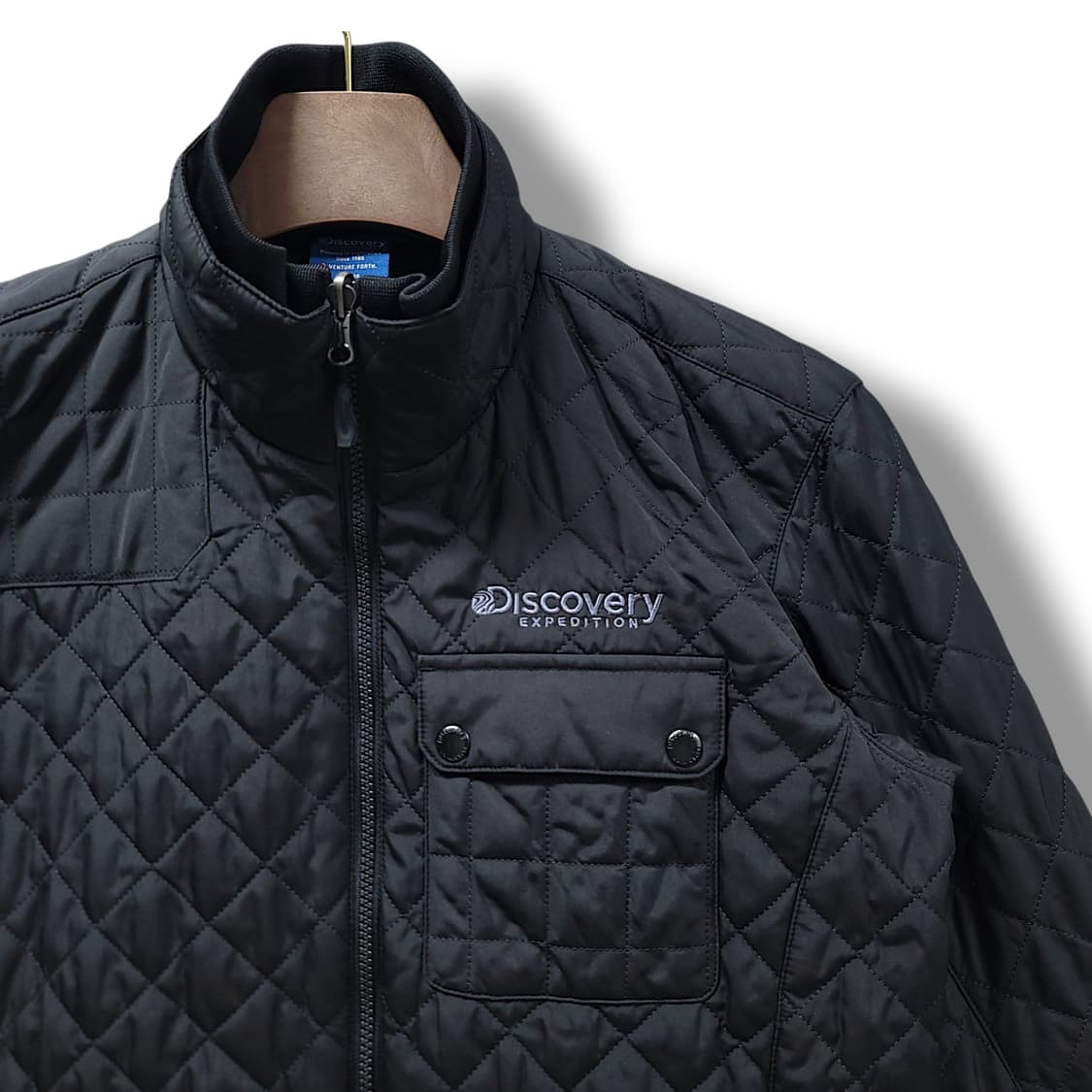 [95] 디스커버리 익스페디션 블랙 퀼팅 블루종 자켓 상품이미지4