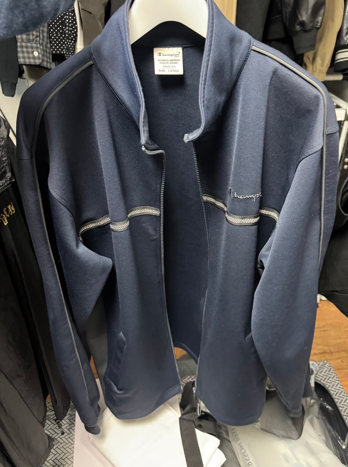 (L) 챔피온 Champion 트랙 저지 네이비 상품이미지1