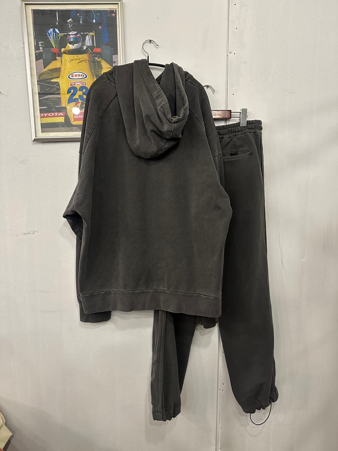 준지 20fw 가먼트 다잉 후드 셋업 상품이미지2