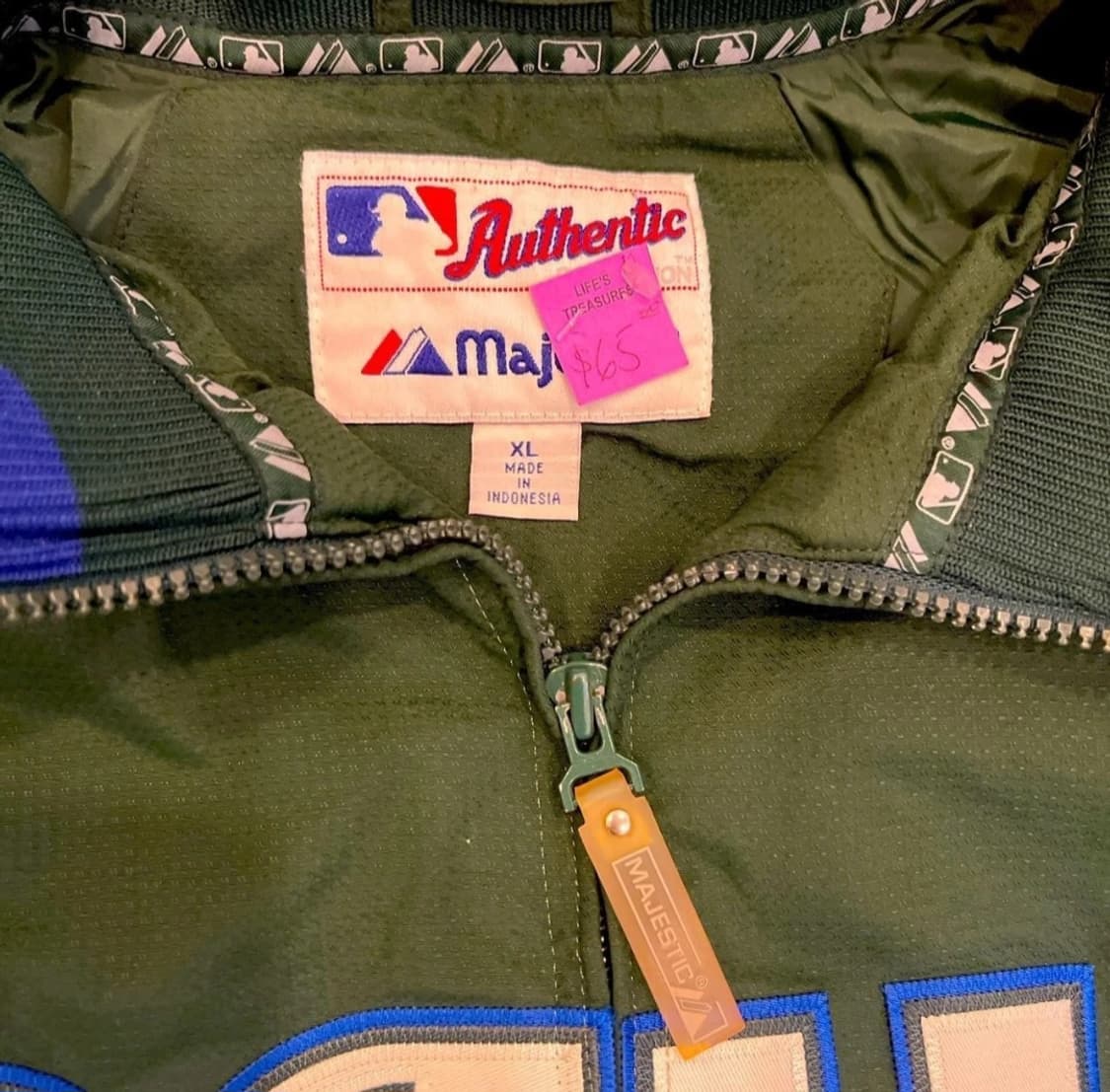 마제스틱 템파베이 데빌 레이스 자켓 그린 상품이미지2