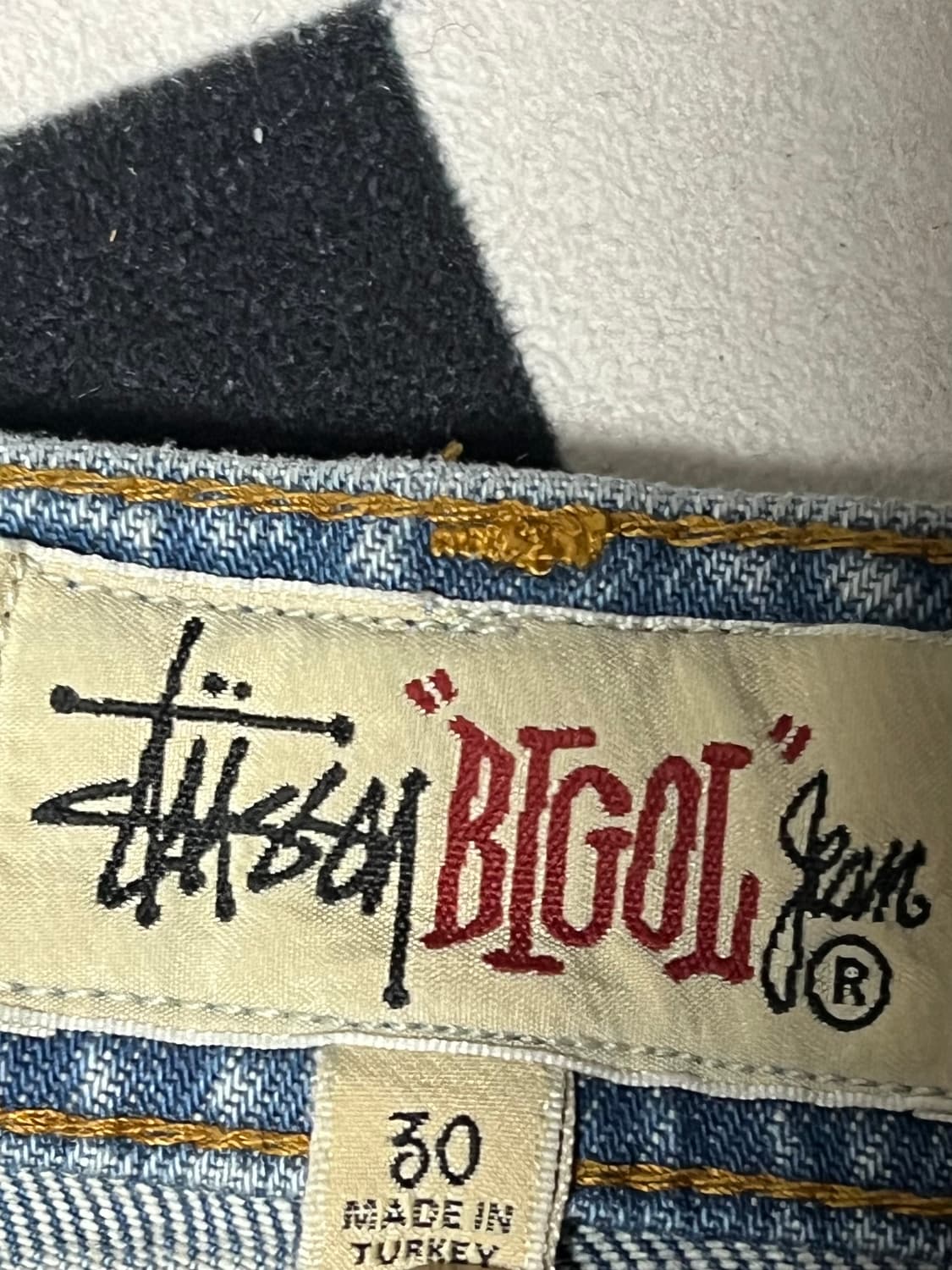 [30] 스투시 데님 빅 올 진 워시드 블루 빅올진 데님 팬츠 청바지 상품이미지7