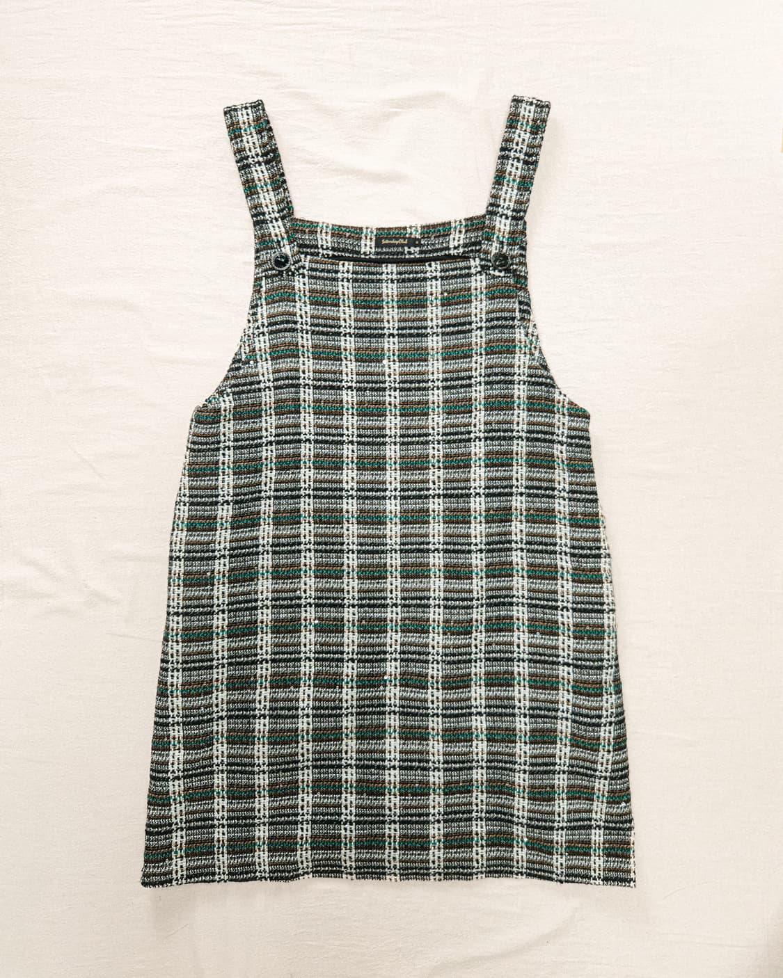 일본 빈티지 글리터 트위드 사계절 서스펜더 원피스/ 착샷O 상품이미지1