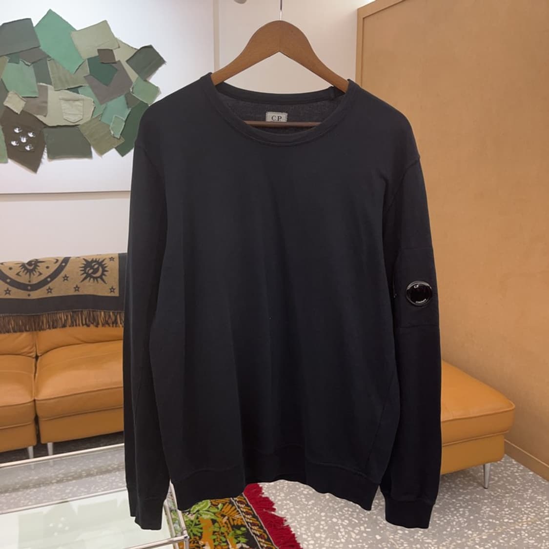 씨피컴퍼니 CP 와펜 오버핏 스웻셔츠 맨투맨 100 C06171 상품이미지2