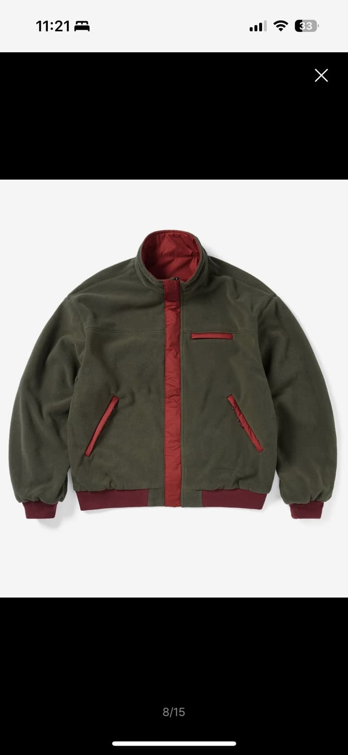 디스이즈네버댓 디네댓 리버시블 웜업 자켓 L 상품이미지4