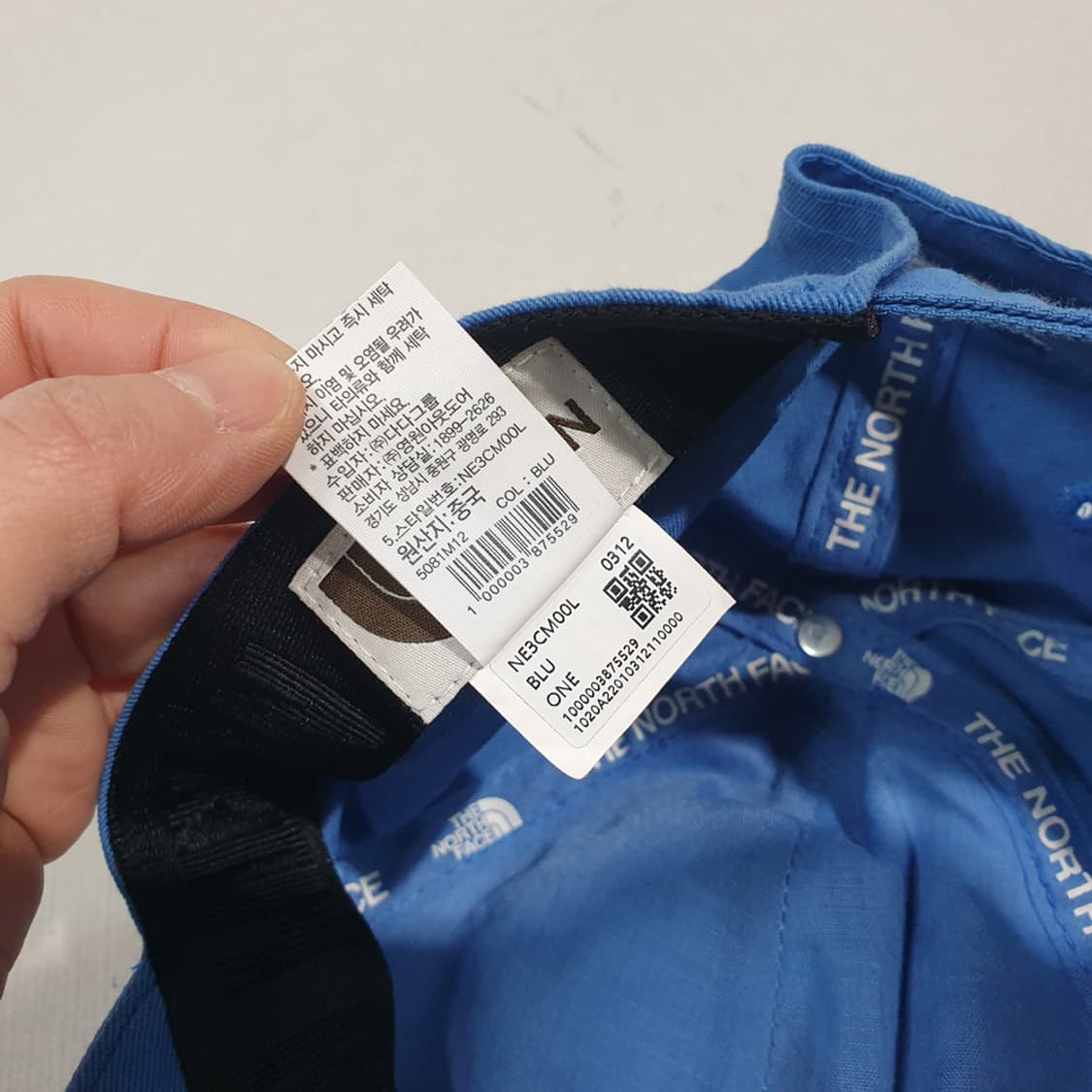 노스페이스 화이트라벨 코튼 볼 캡 상품이미지7