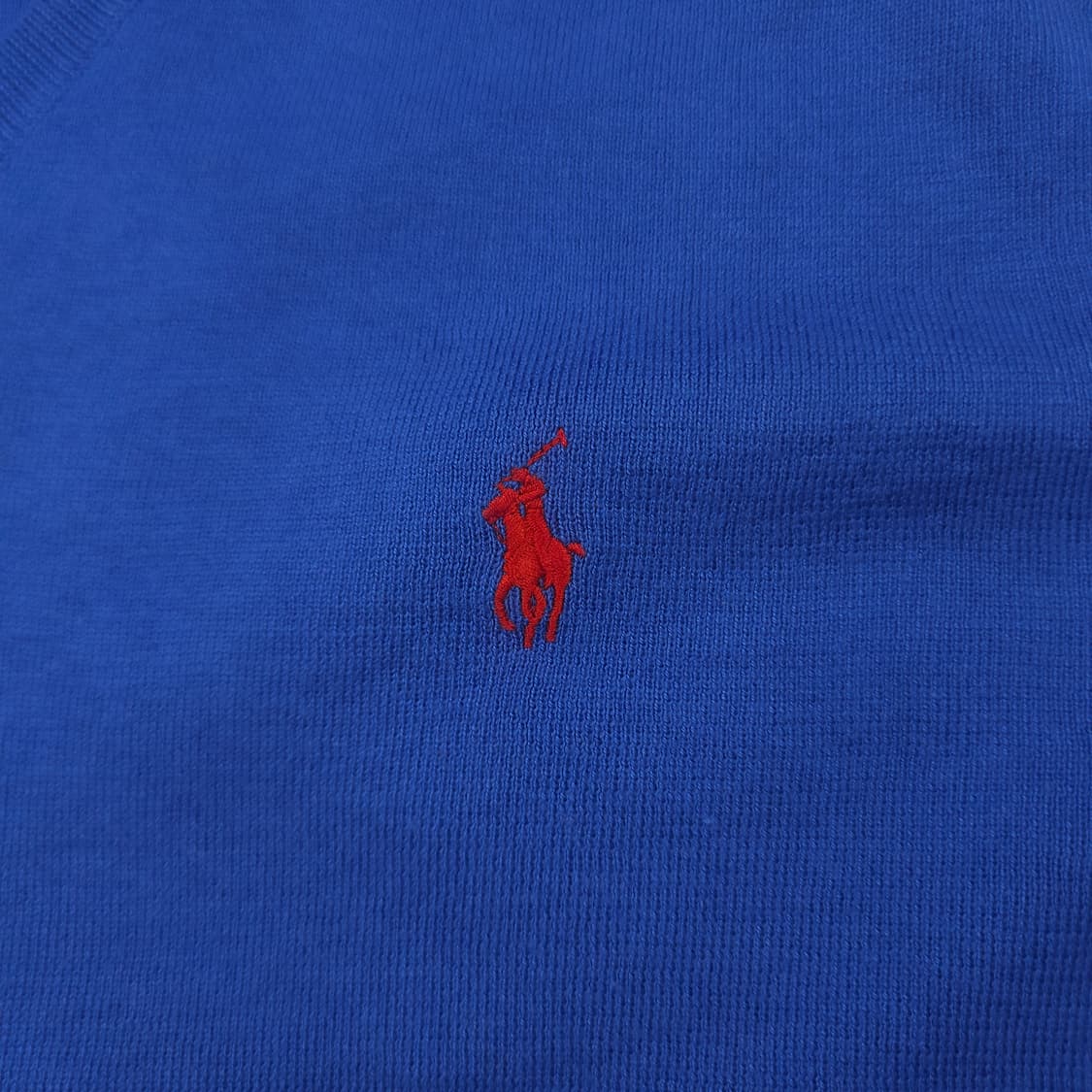2XL(110)폴로 랄프로렌 니트 베스트 블루 상품이미지3