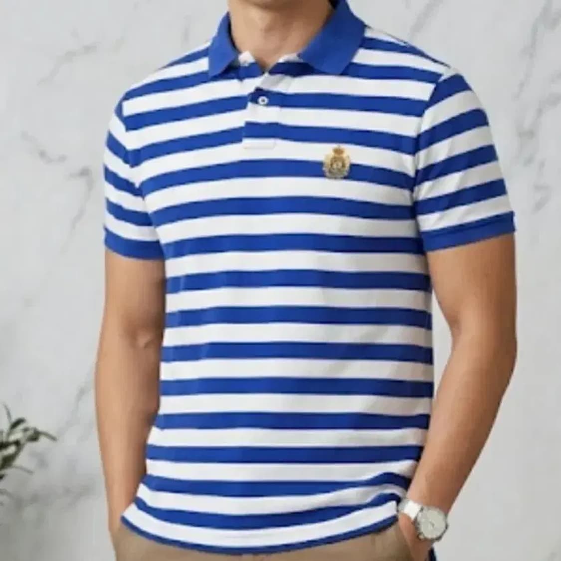 폴로 랄프로렌 스트라이프 카라티 L 상품이미지1