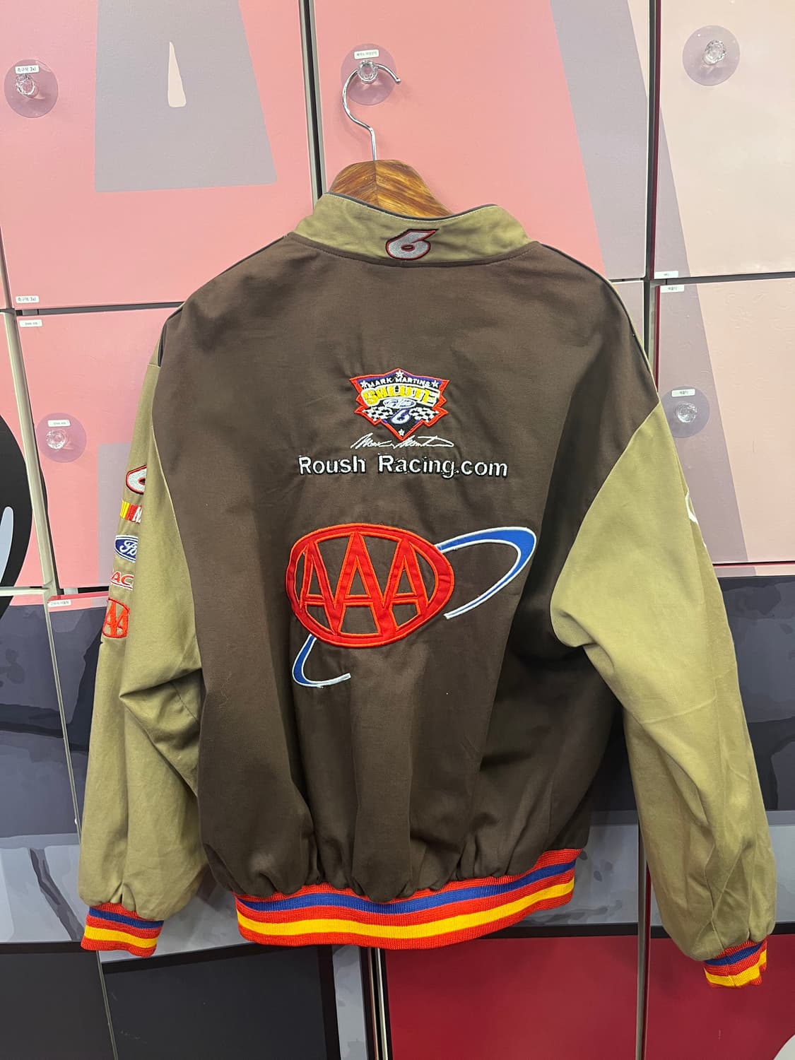 Vintage Logo Detail Varsity Jacket  상품이미지4