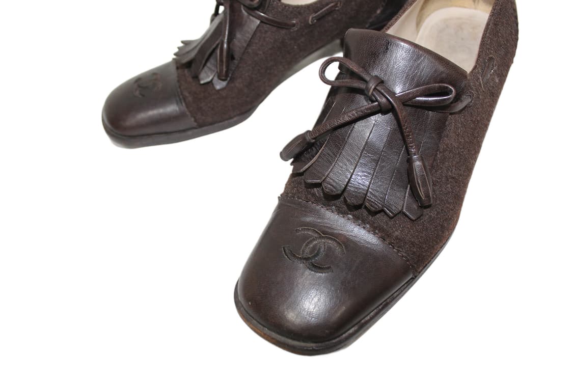 1990s Chanel 샤넬 빈티지 테슬 로퍼 상품이미지3
