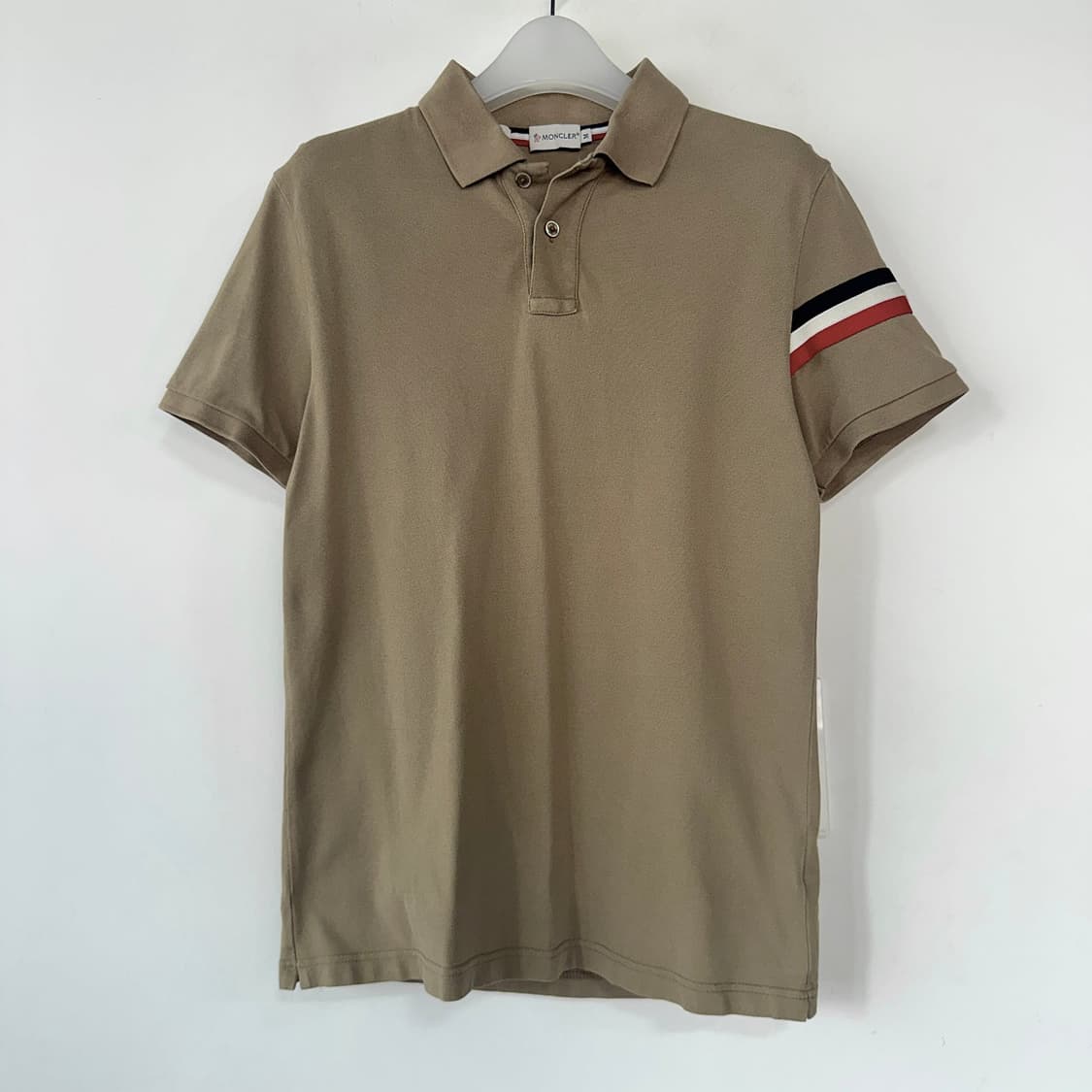 몽클레어 로고 패치 폴로 반팔 셔츠 상품이미지1