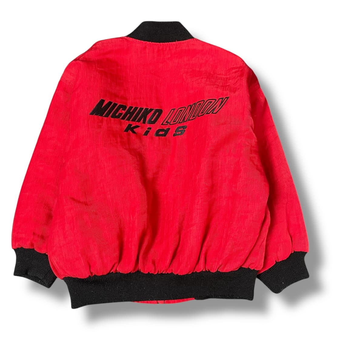 미치코 런던 키즈 레드 봄버 항공 점퍼 120 상품이미지2