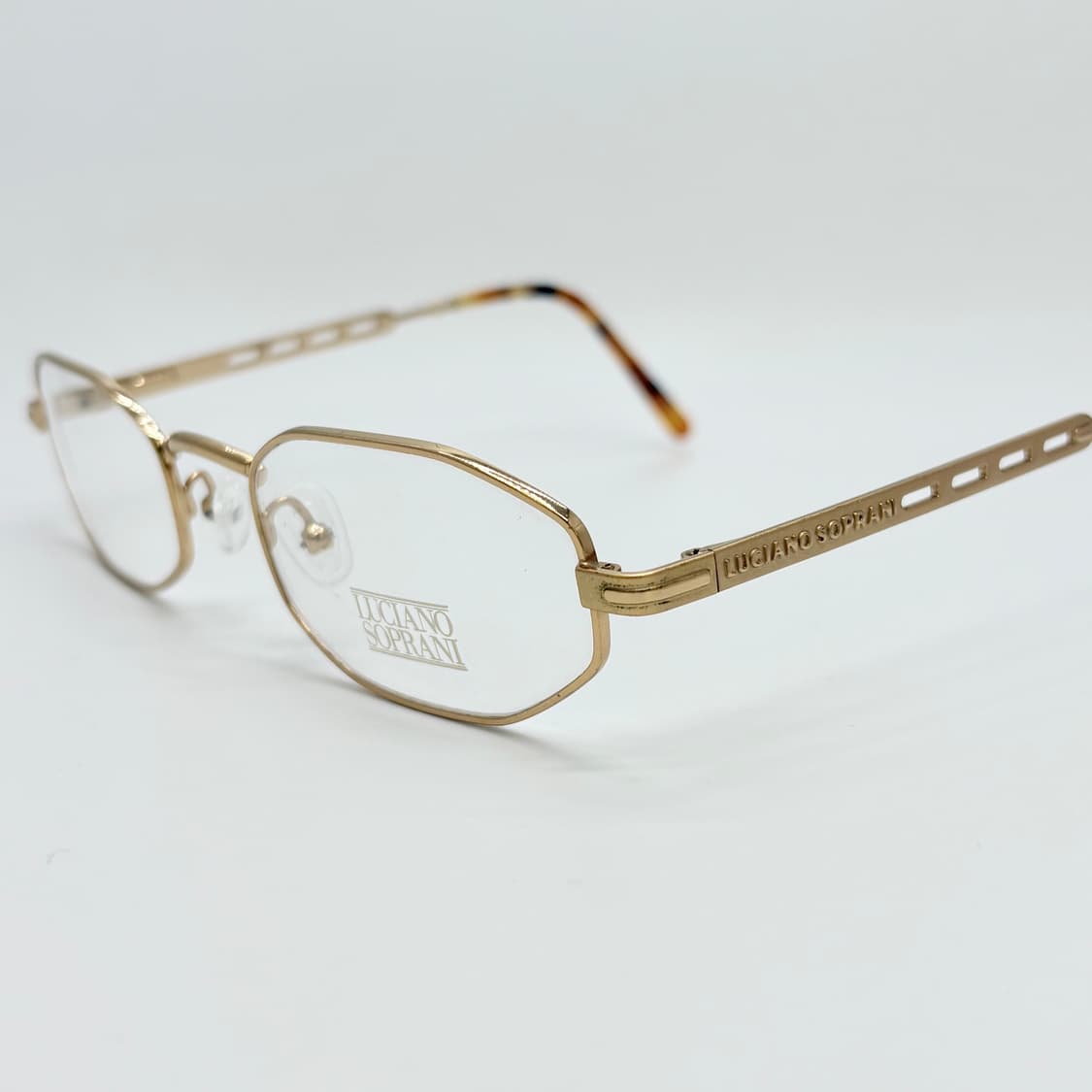 LUCIANO SOPRANI 골드 메탈 빈티지 안경 상품이미지6