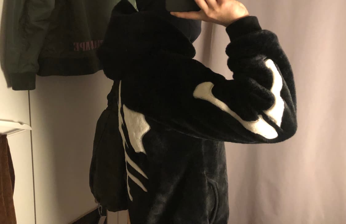 밴슨 스켈레톤 퍼 후드집업 상품이미지5