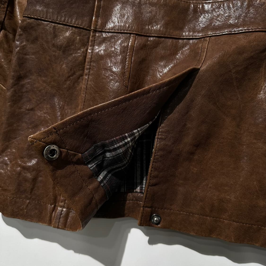 인터메조 램스킨 레더 유틸리티 후드 필드 자켓 상품이미지8