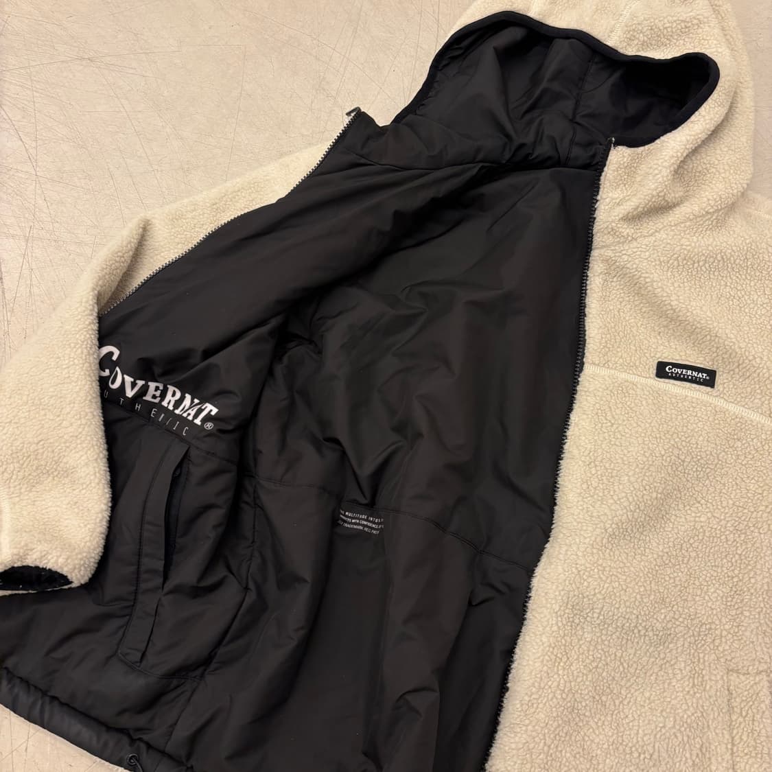 커버낫 리버시블 양털 플리스 자켓 상품이미지2