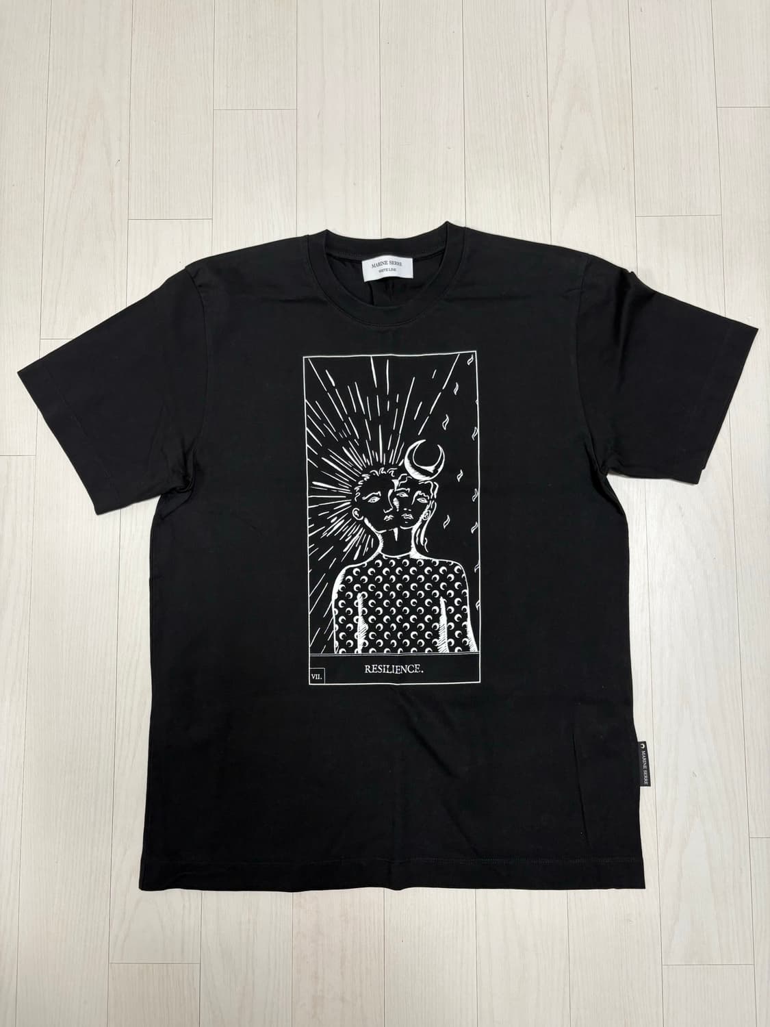 마린세르 카드 프린트 티셔츠 L 상품이미지1