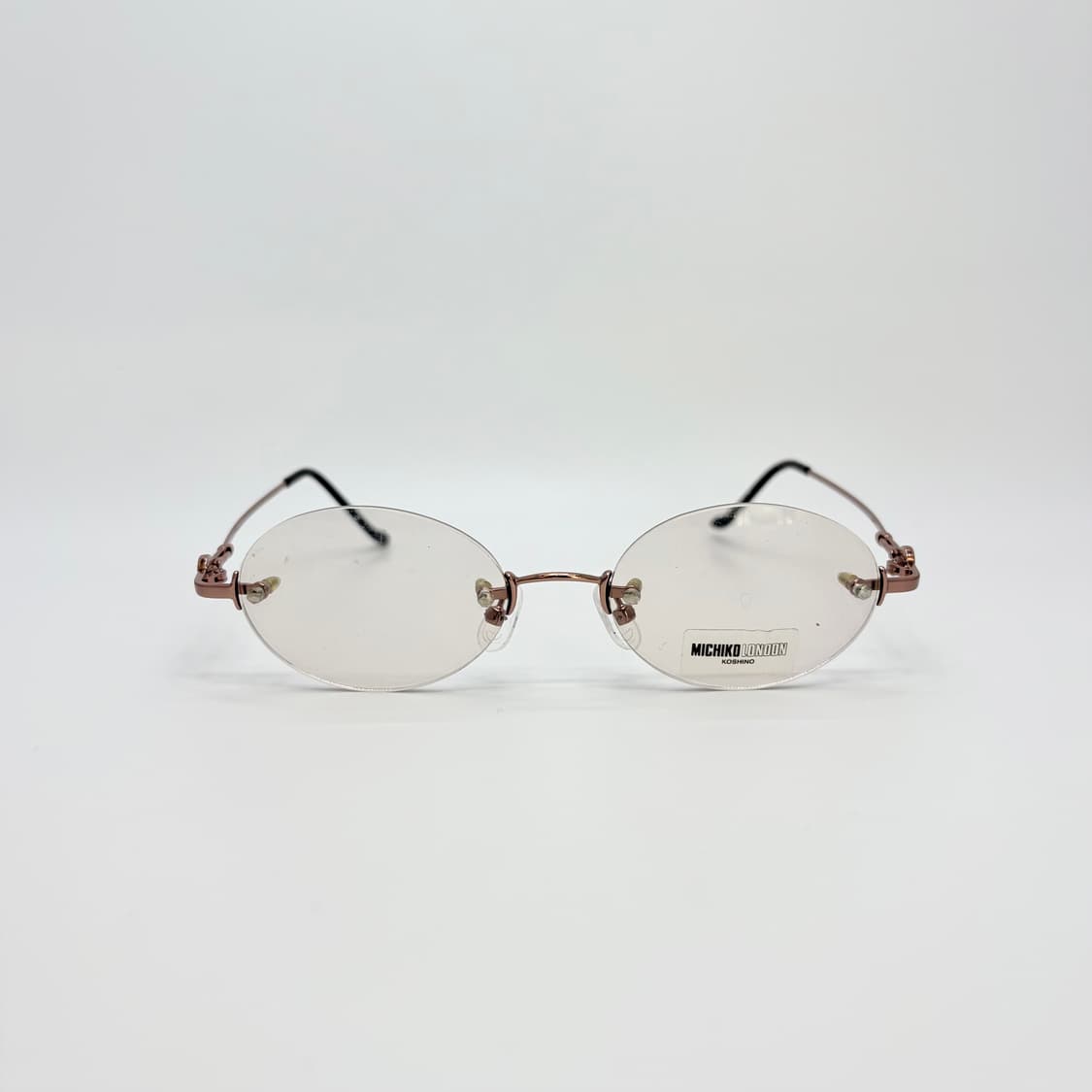 MICHIKO LONDON 브라운 오벌 무테  상품이미지3