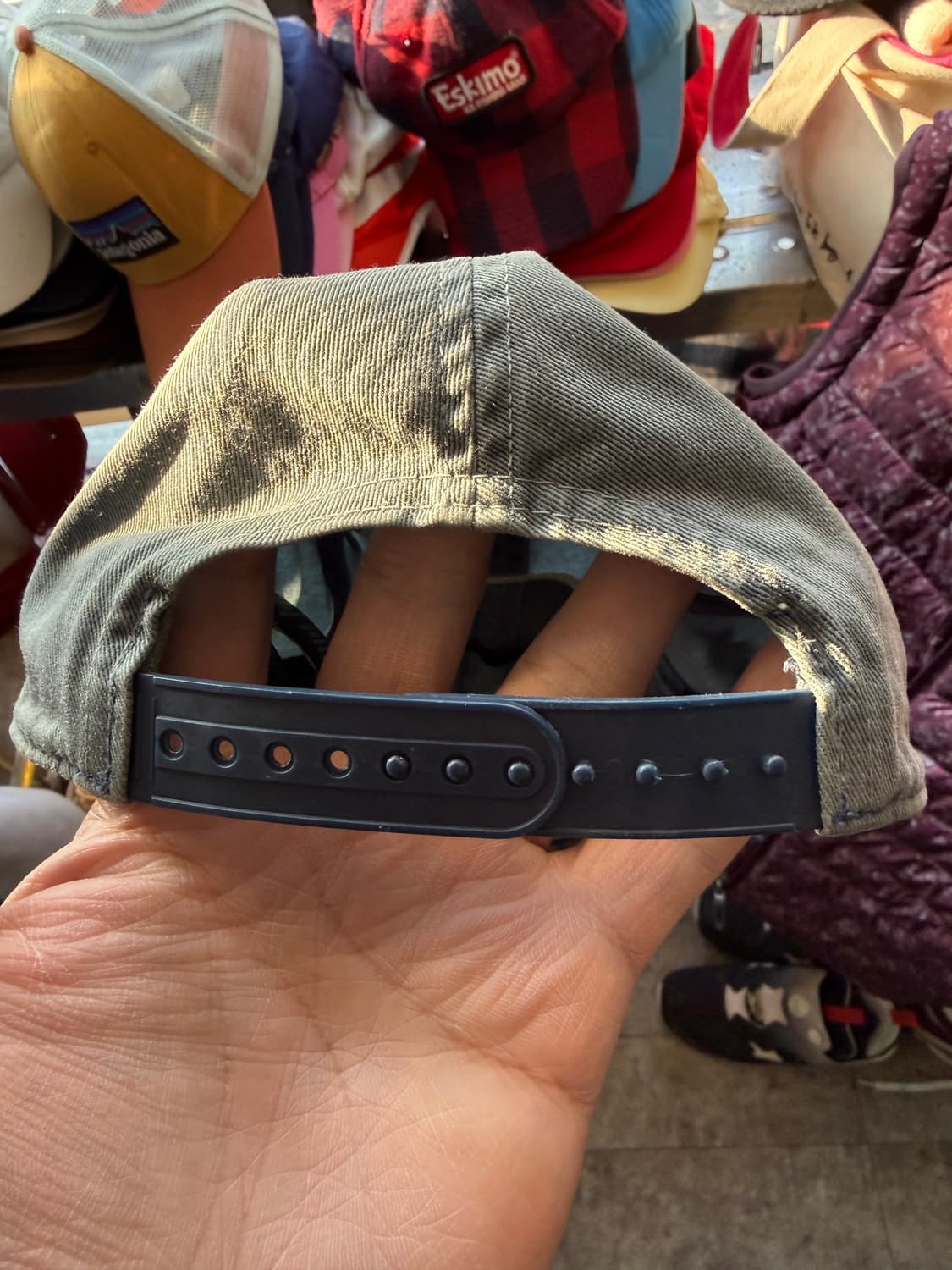 RRL 가먼트 다잉 볼캡 블루 Os 상품이미지5