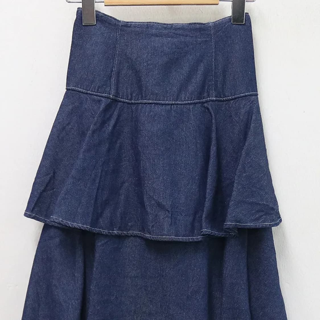 MAJESTIC LEGON 데님 캉캉 롱 스커트 62380 상품이미지3