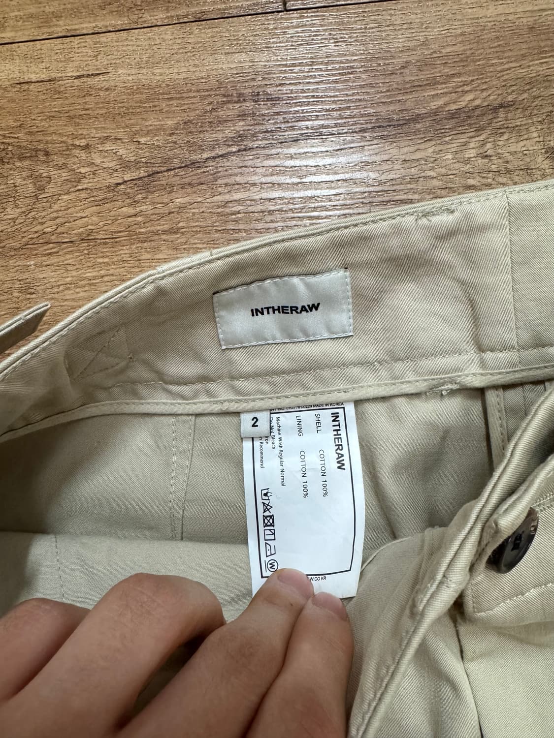 인더로우 트레블러 치노 2사이즈 샌드베이지 상품이미지2