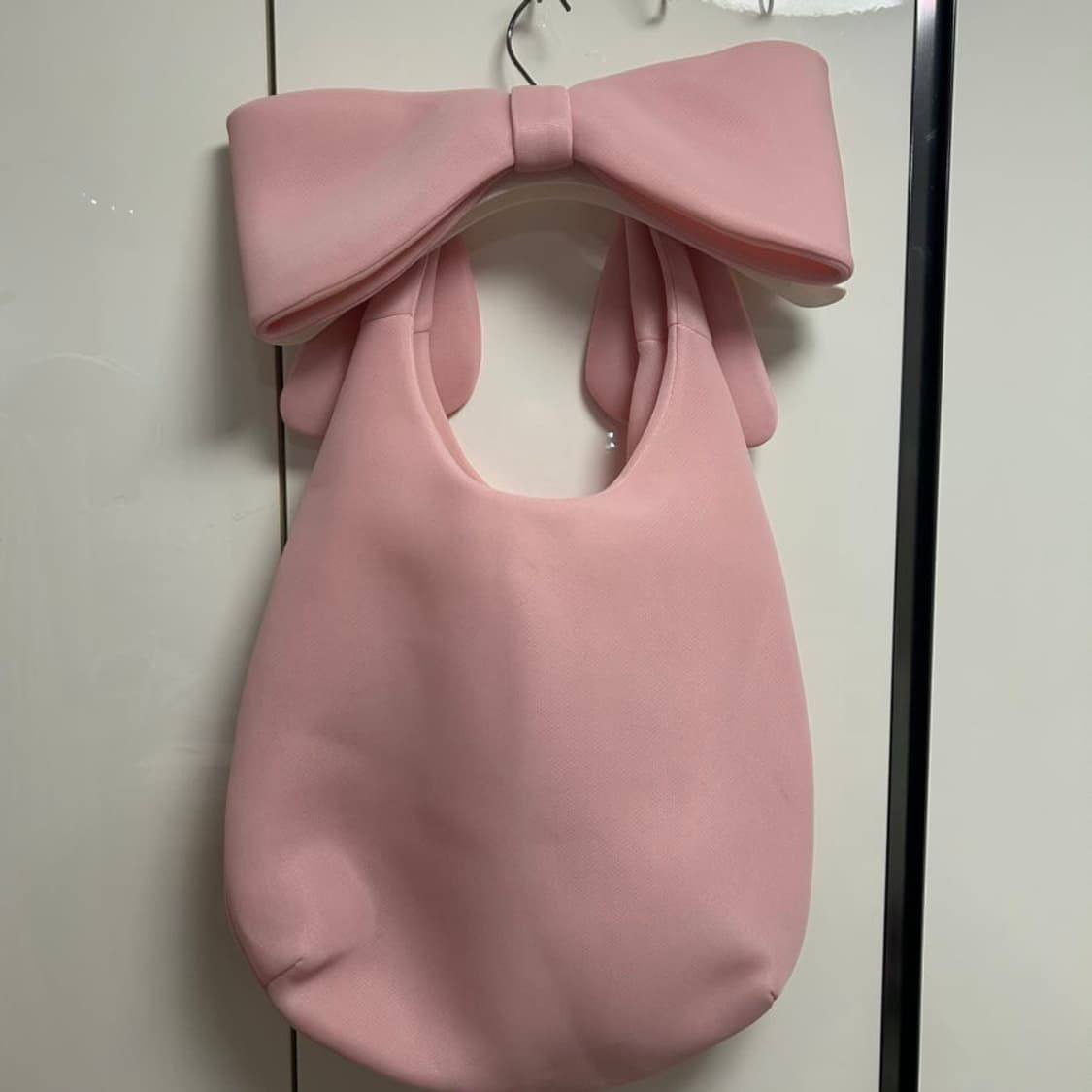 시몬로샤 h&m 핑크 리본백 토트백 보우백 상품이미지9