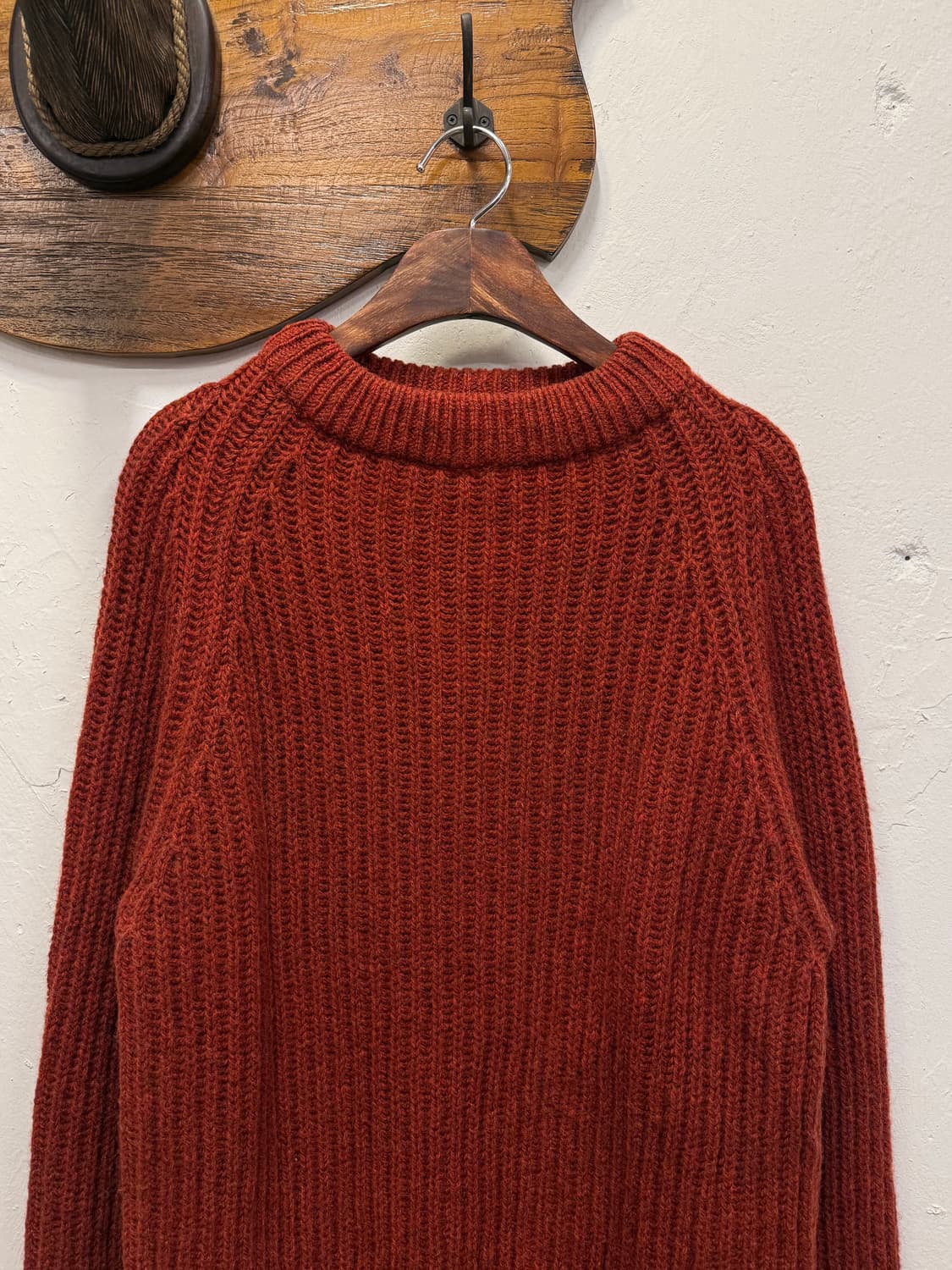 M) England Lands’ End Wool Raglan Knit S 상품이미지1