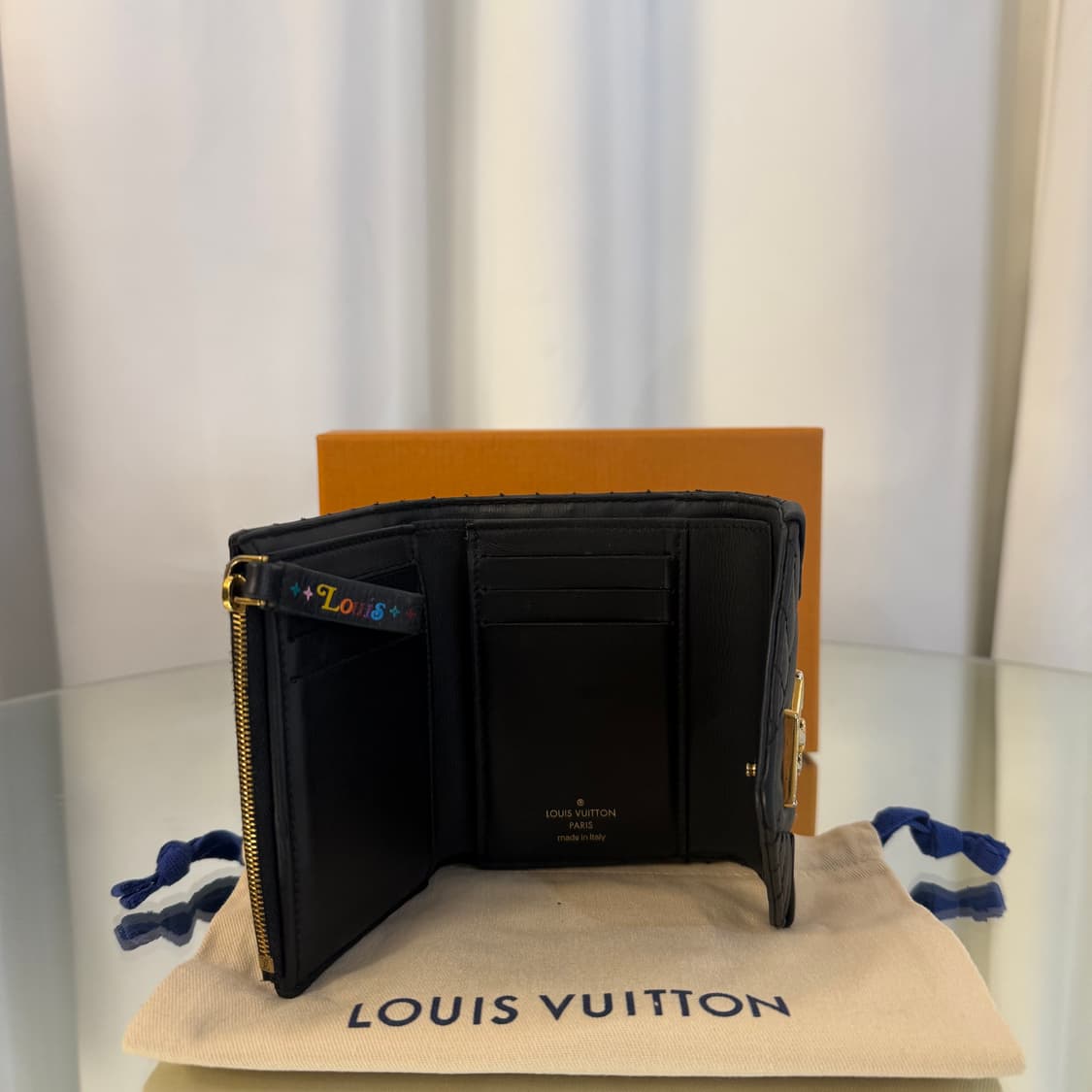 [정품] 루이비통 뉴웨이브 lv 3단 지갑 상품이미지5