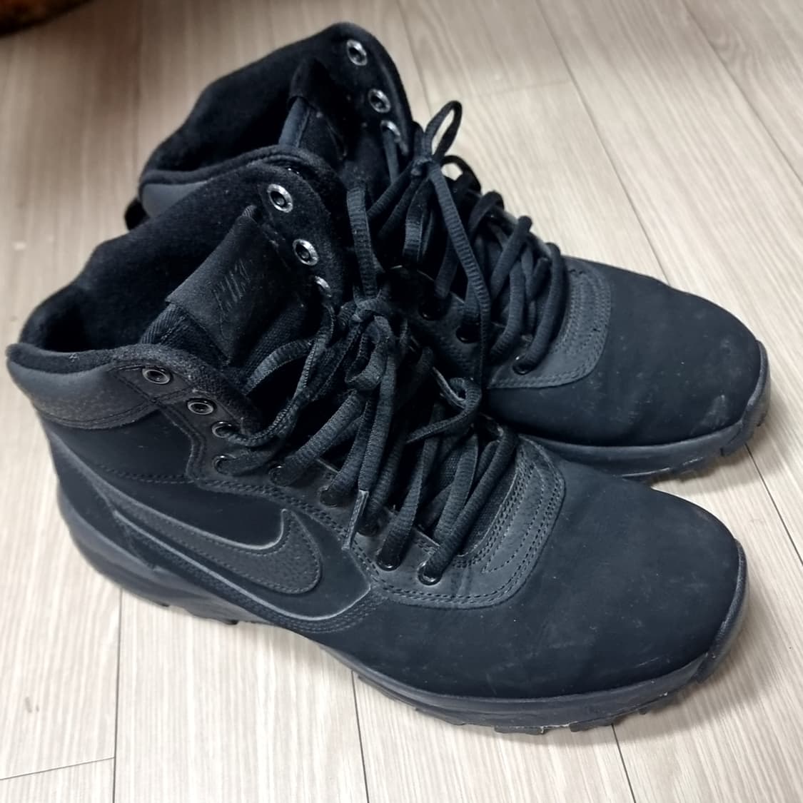 나이키 마노아 블랙 하이탑 운동화(270-275) 상품이미지1