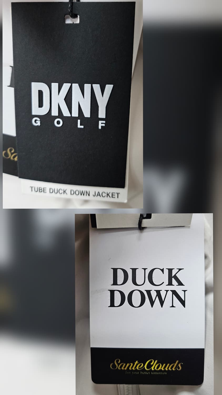 DKNY 여성골프패딩 100 L 퀼팅 다운패딩 AD18 상품이미지7