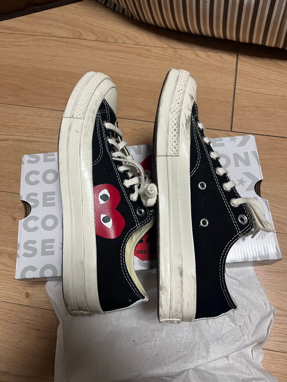 컨버스 척 70 꼼데가르송 블랙 270 상품이미지2