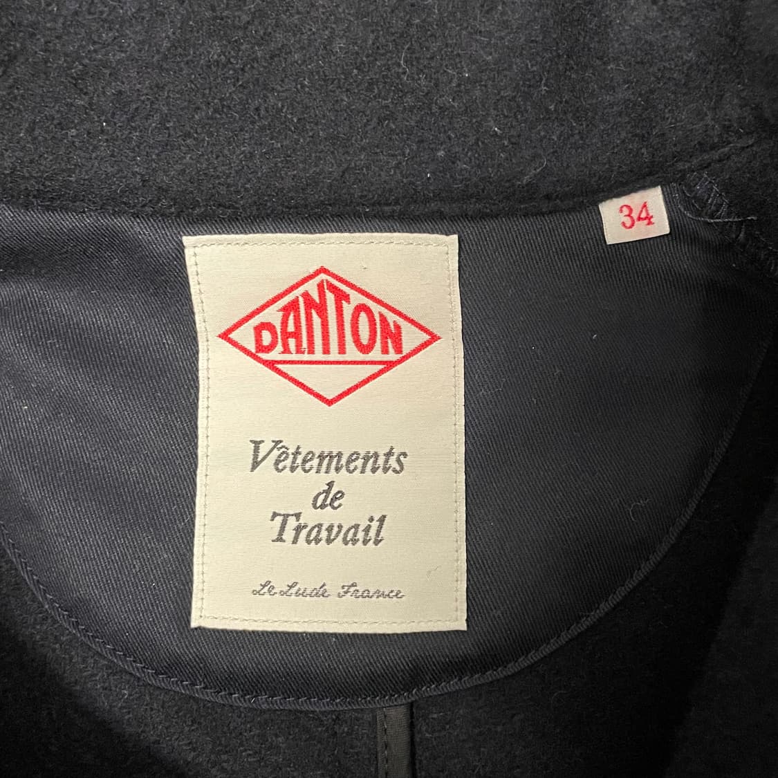 단톤 (우먼) 울 후디 네이비 코트   상품이미지5