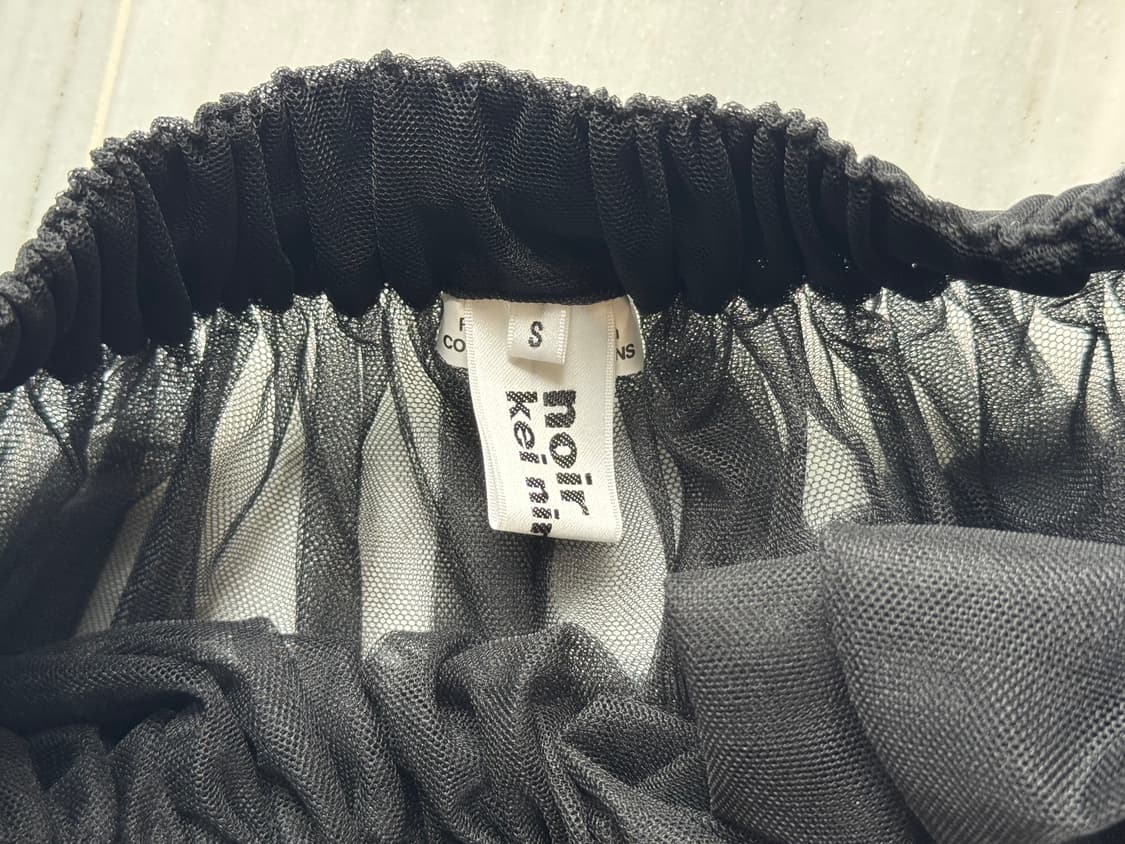 느와 케이 니노미야 noir kei ninomiya 튤 스커트 블랙 상품이미지5