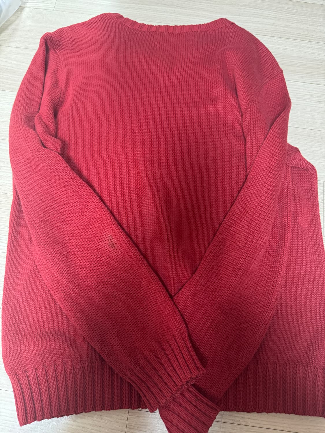 폴로 랄프로로렌 빨간 니트 상품이미지4