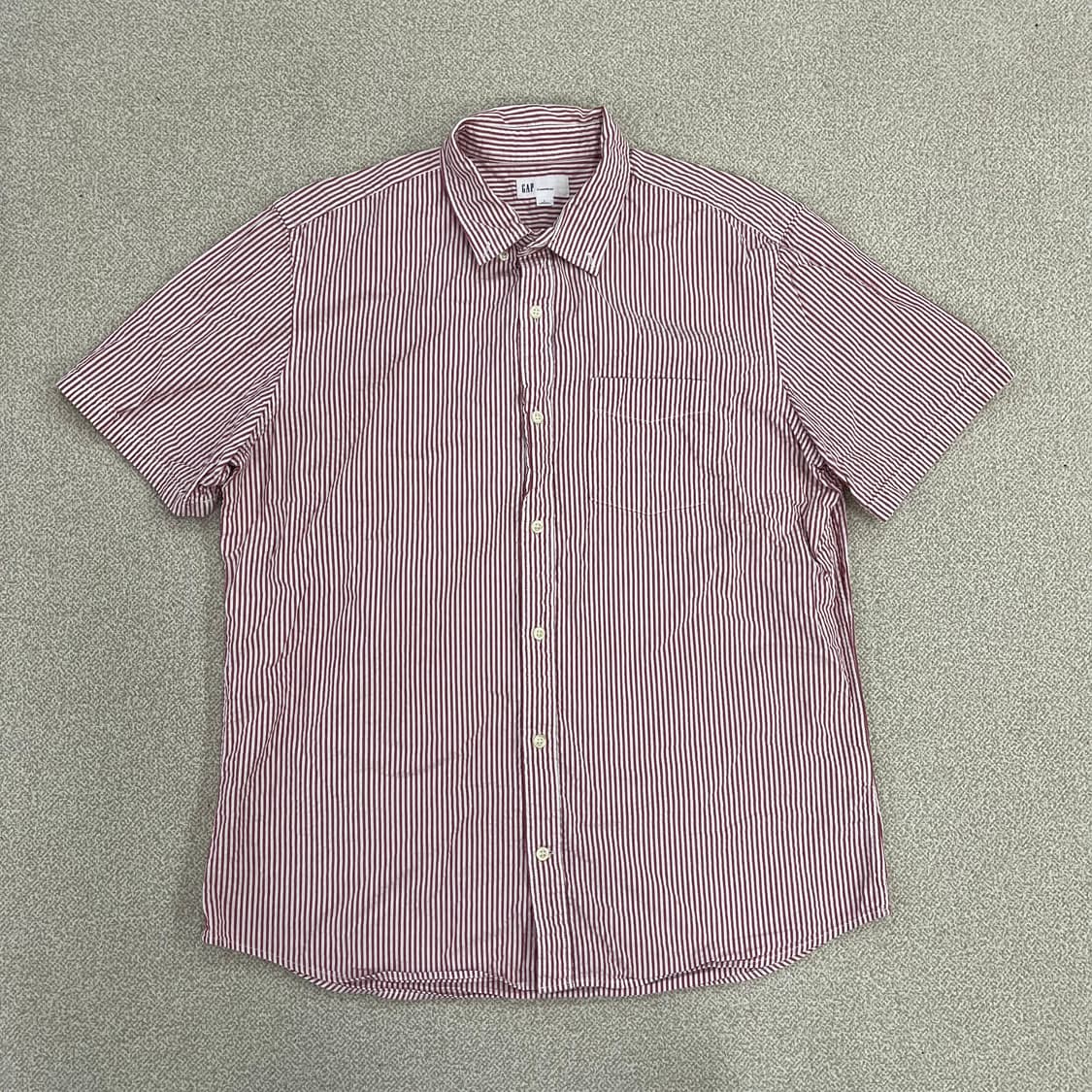 L 갭 스탠다드핏 반팔 셔츠 남방 0225M1 상품이미지1