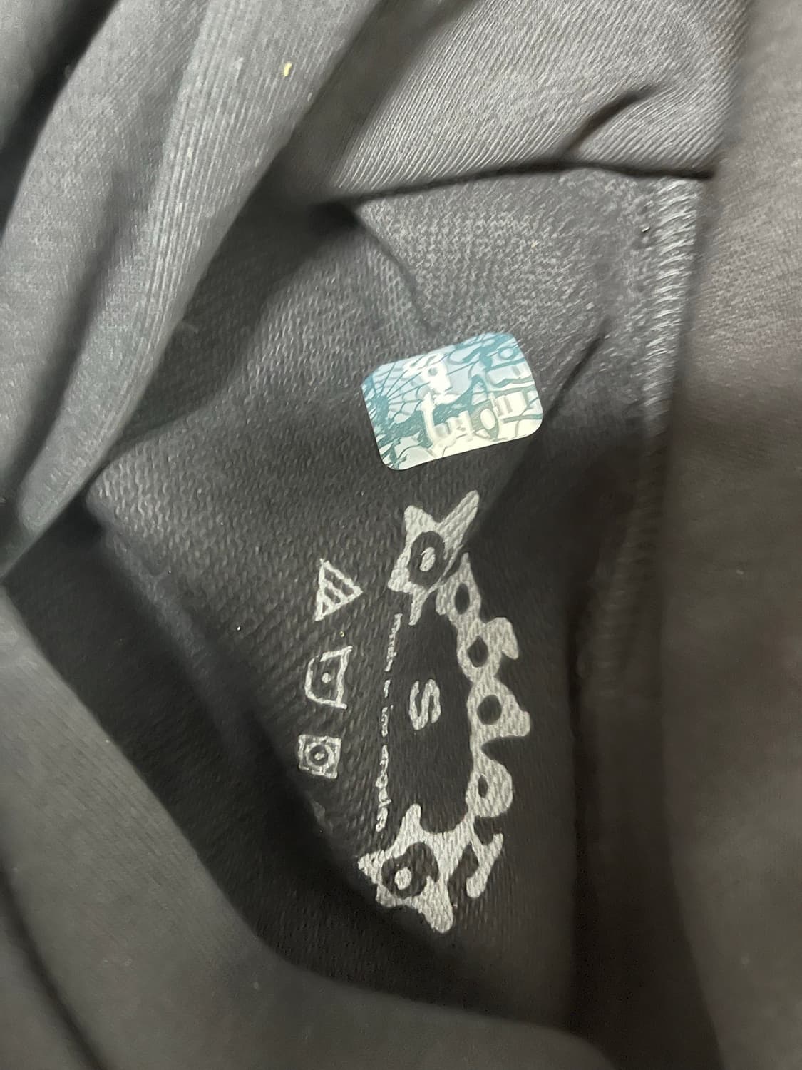 Sp5der 검정 후드티  상품이미지4